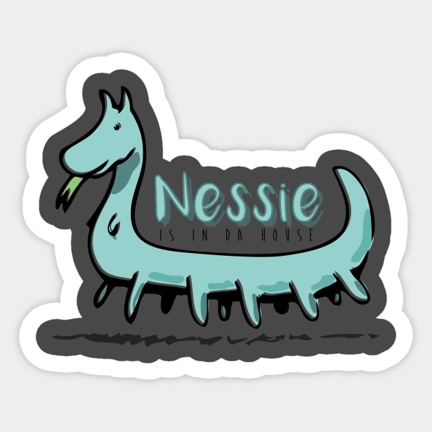 Nessie is in da house Sticker by carlomanara